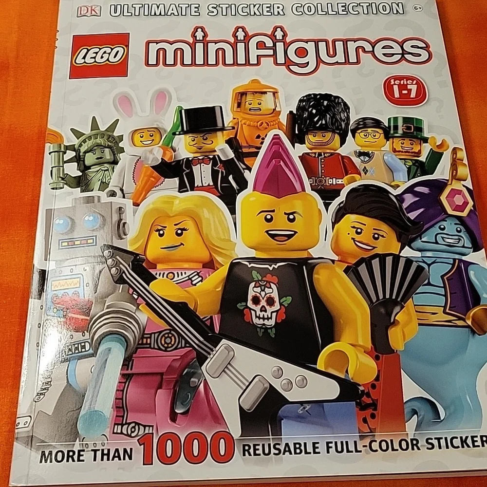 DK Lego Ultimate Sticker Collection Book Minifigures New Series 1-7